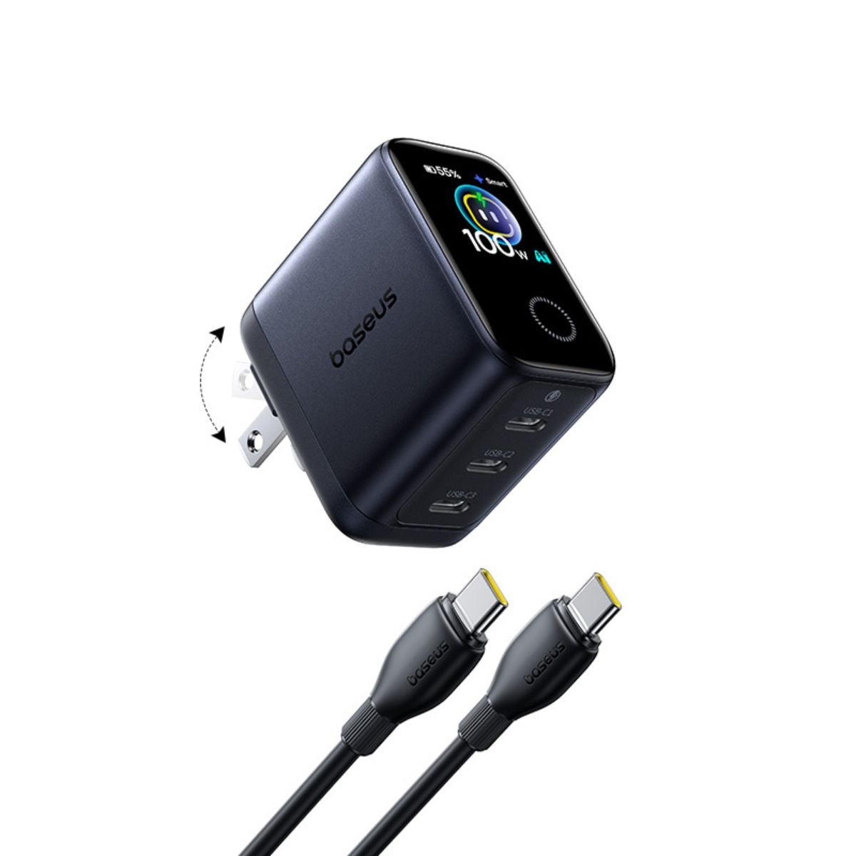 Baseus PicoGo AH22 Digital Display Fast Charger 3C 100W