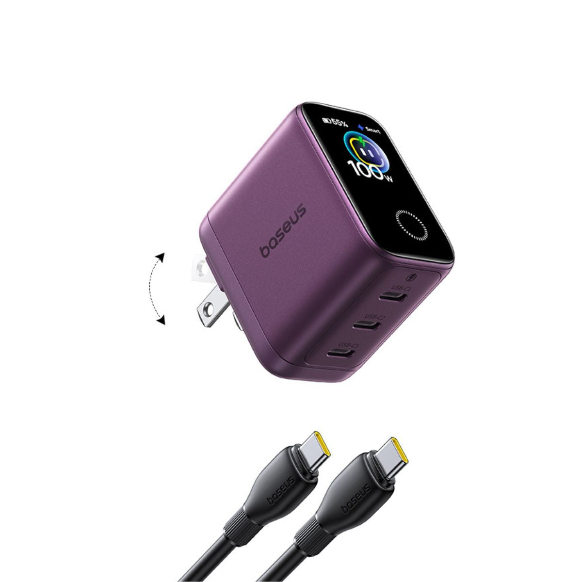 Baseus PicoGo AH22 Digital Display Fast Charger 3C 100W