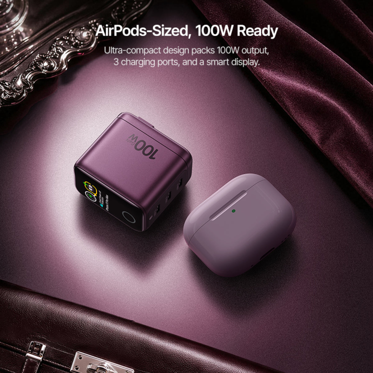 Baseus PicoGo AH22 Digital Display Fast Charger 3C 100W