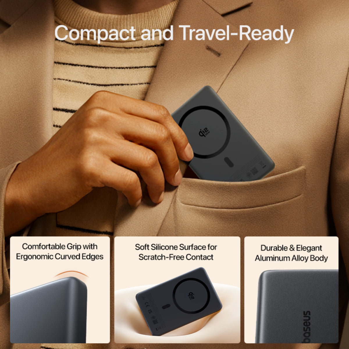 Baseus PicoGo AM52 Qi2.2 Magnetic Power Bank 10000mAh 45W