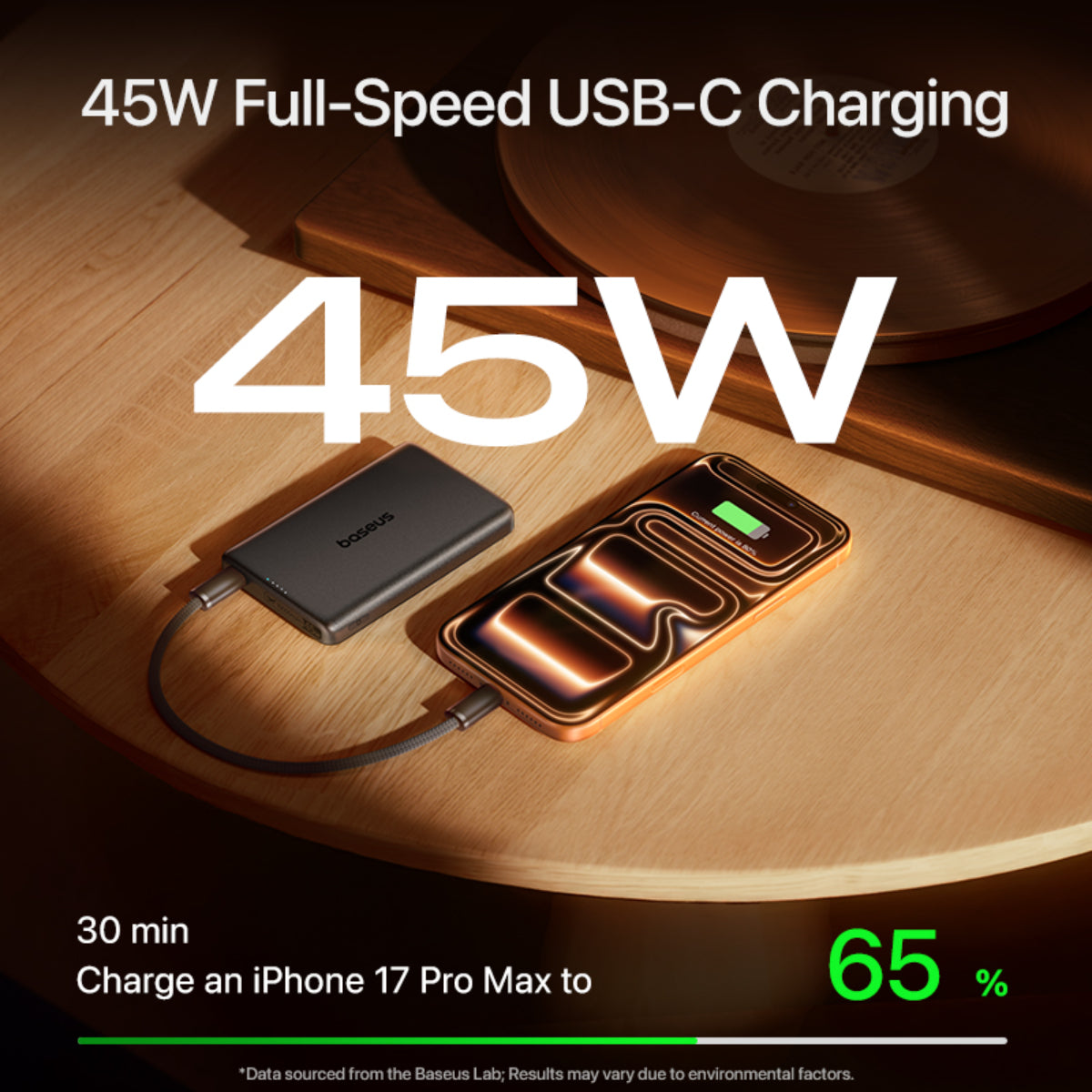 Baseus PicoGo AM52 Qi2.2 Magnetic Power Bank 10000mAh 45W