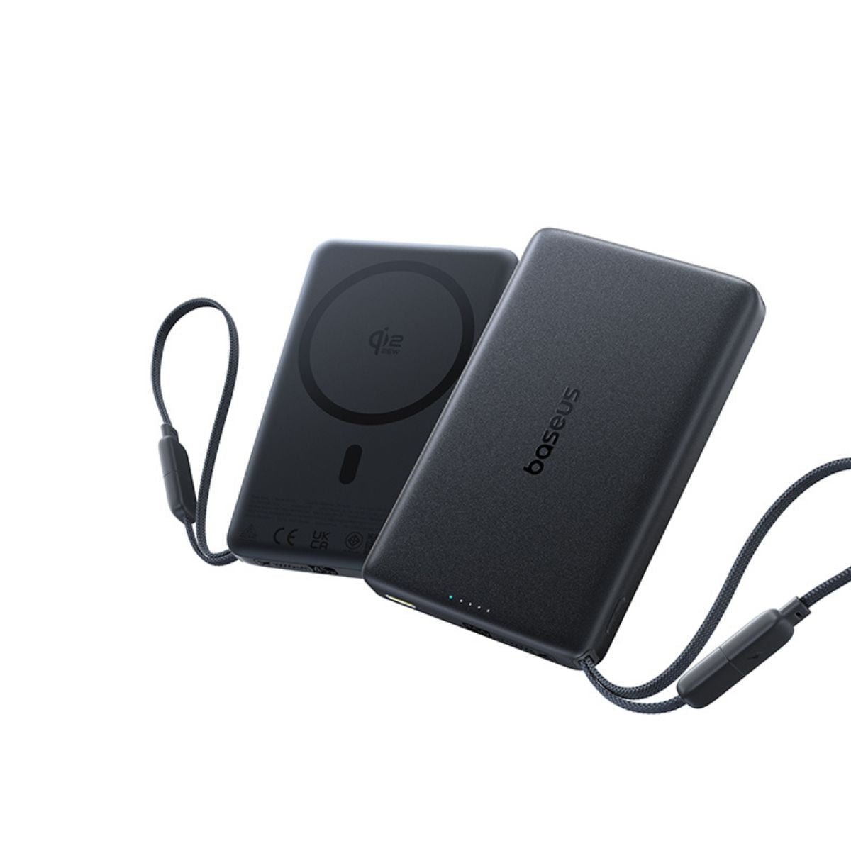 Baseus PicoGo AM52 Qi2.2 Magnetic Power Bank with Cable 10000mAh 45W