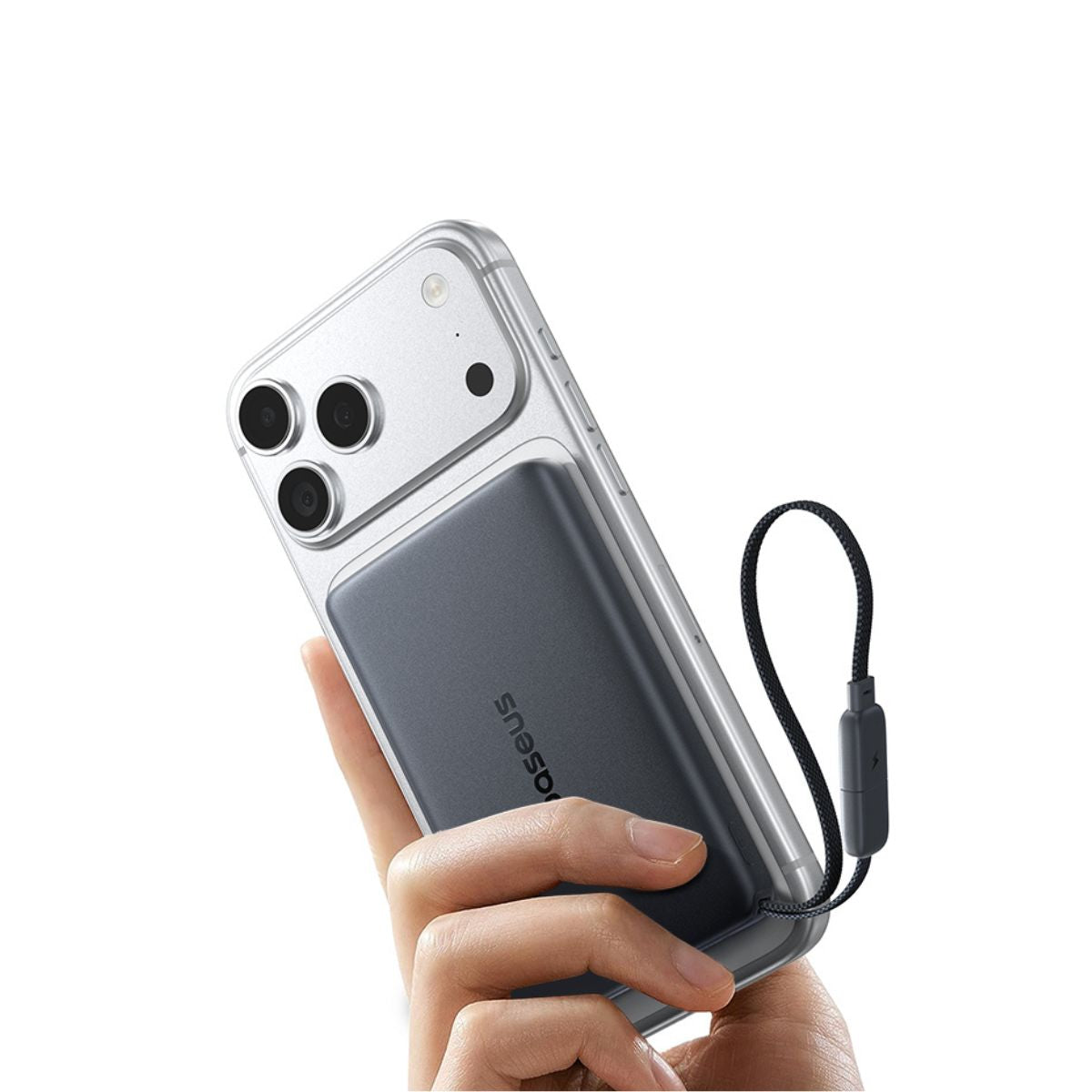 Baseus PicoGo AM52 Qi2.2 Magnetic Power Bank with Cable 10000mAh 45W