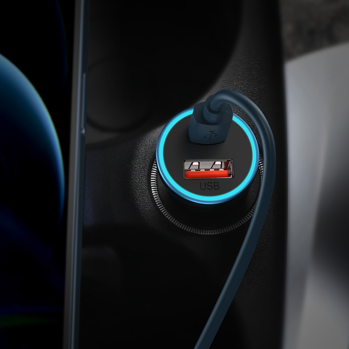 Baseus USB-A+USB-C Car Charger 40W