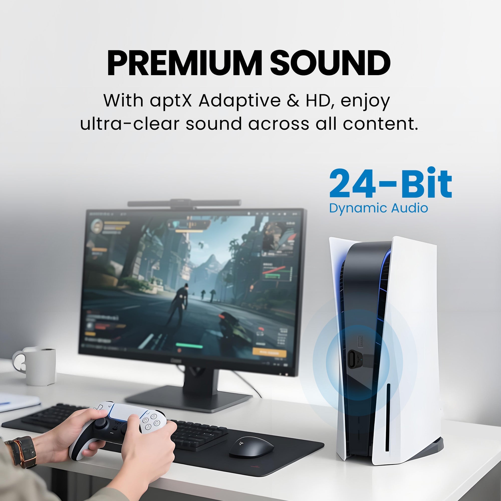 C81-Gaming | PS5 Bluetooth Audio Adapter