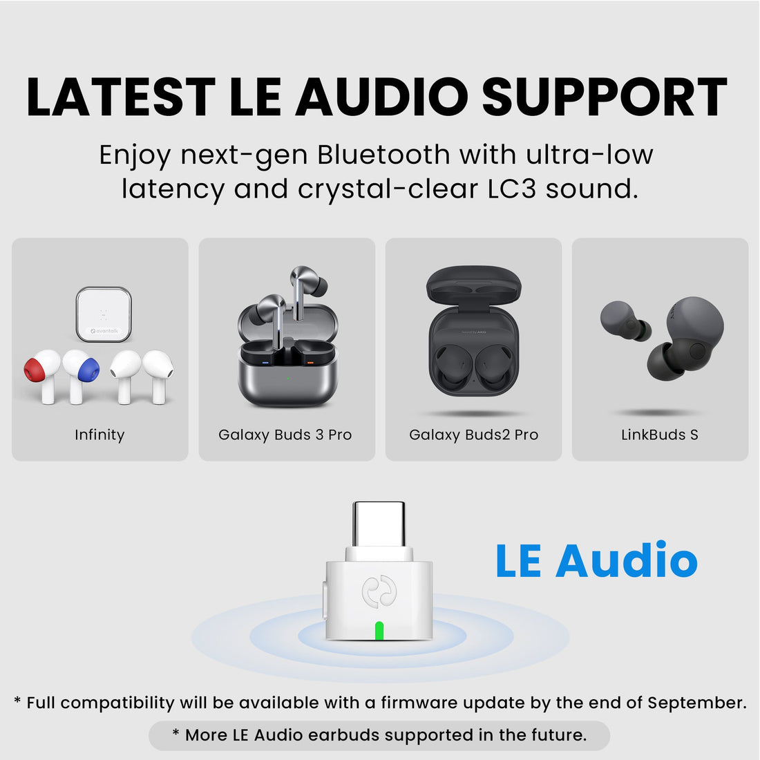 C82 LEA | USB LE Audio Adapter