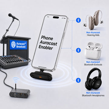 Aura C | Auracast Receiver for phones to receive broadcasts