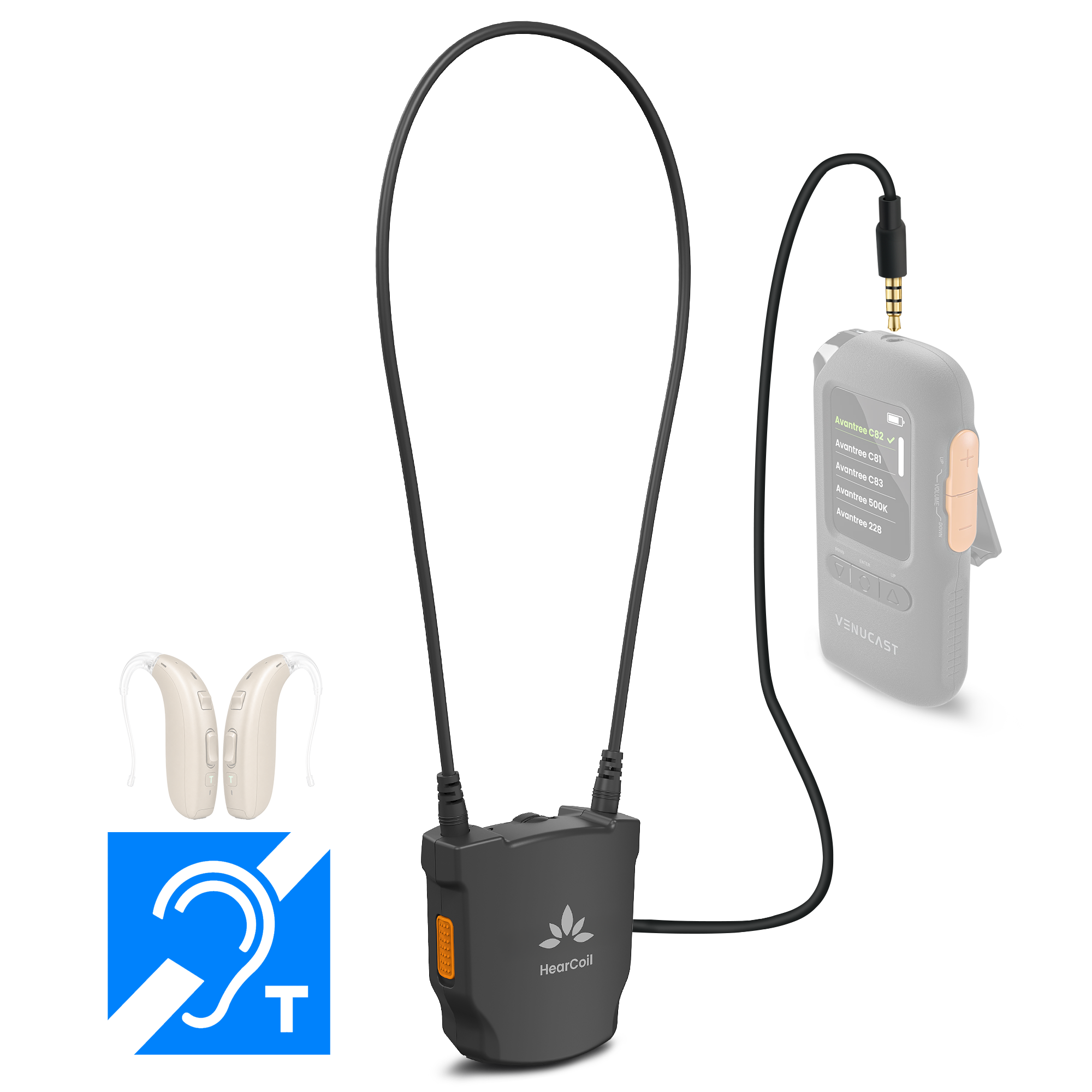 HearCoil | T-Coil Neckloop for Hearing Aids