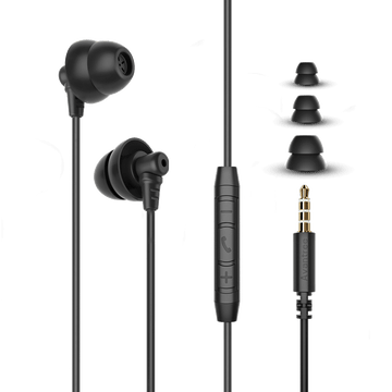 Lullaby E20 | Sleep Headphones Wired for Side Sleepers