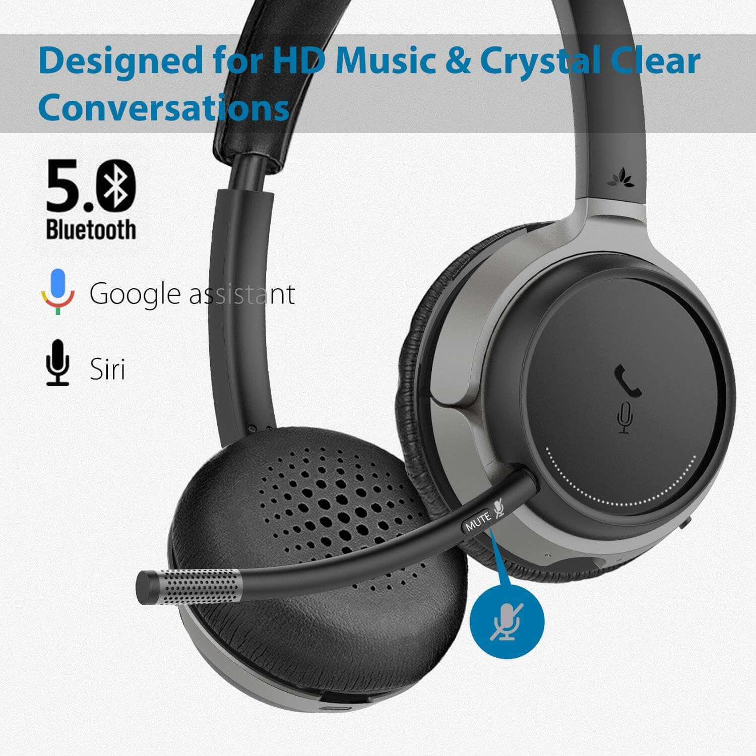 Alto Clair | Bluetooth 5.0 Boom Mic Headset