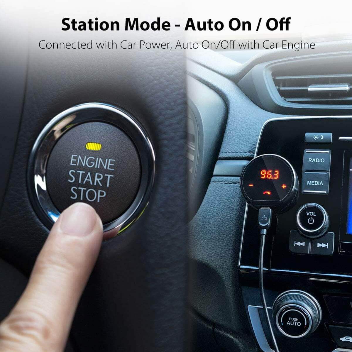 CK310 | Wireless Bluetooth FM Transmitter for Car