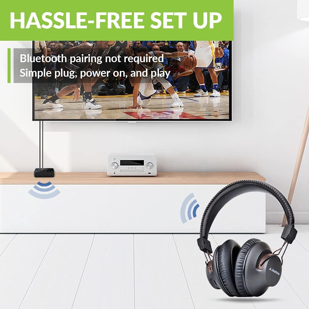 HT4189 | Wireless TV Headphone Transmitter Set