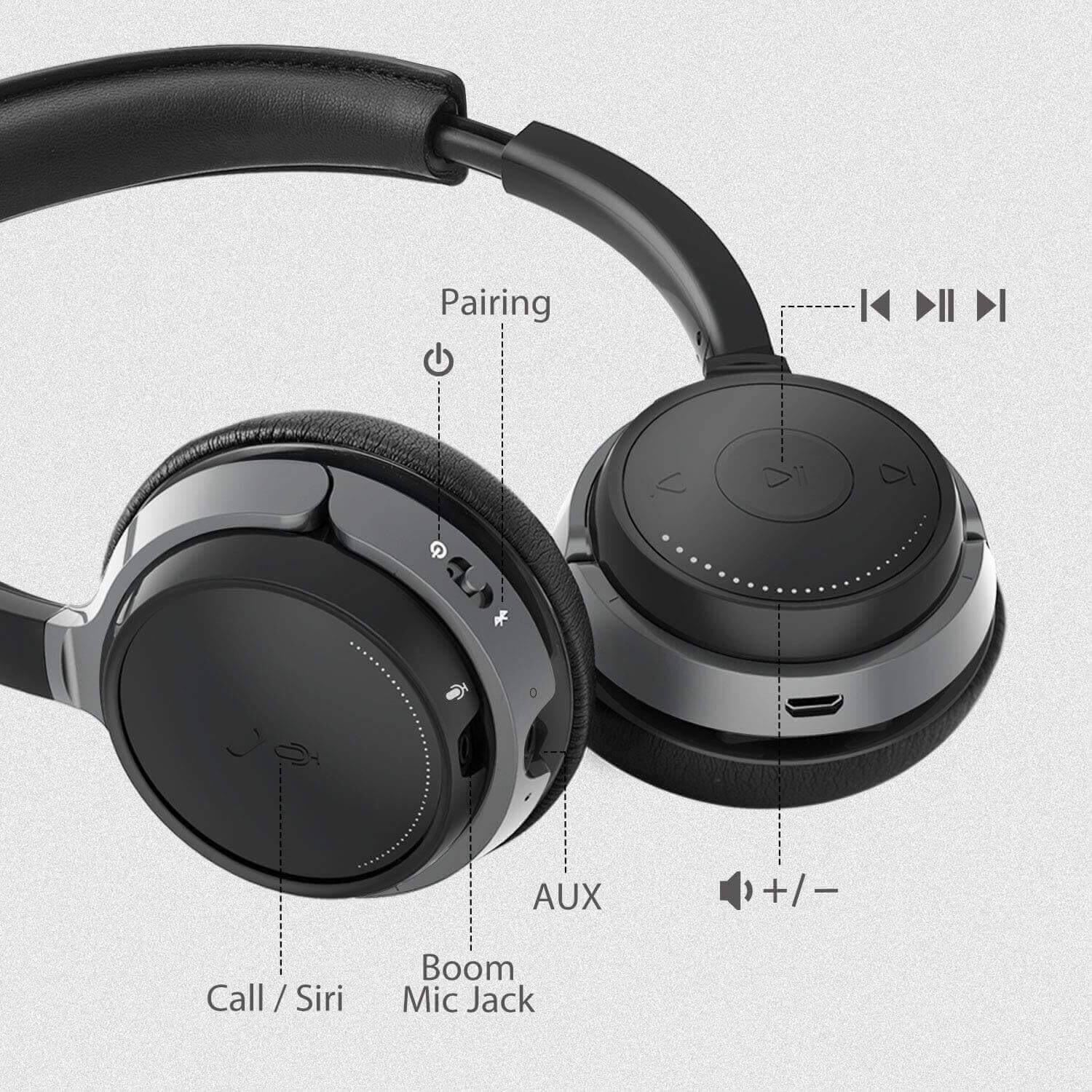 Alto Clair | Bluetooth 5.0 Boom Mic Headset