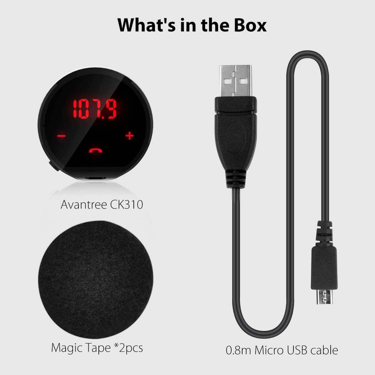 CK310 | Wireless Bluetooth FM Transmitter for Car