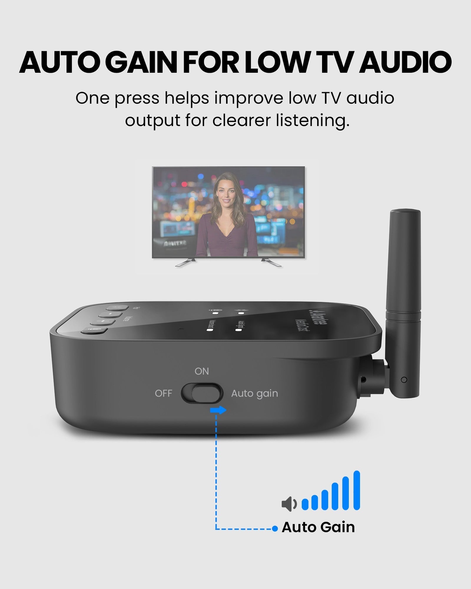 MediaCast | Auracast TV Transmitter HDMI ARC In