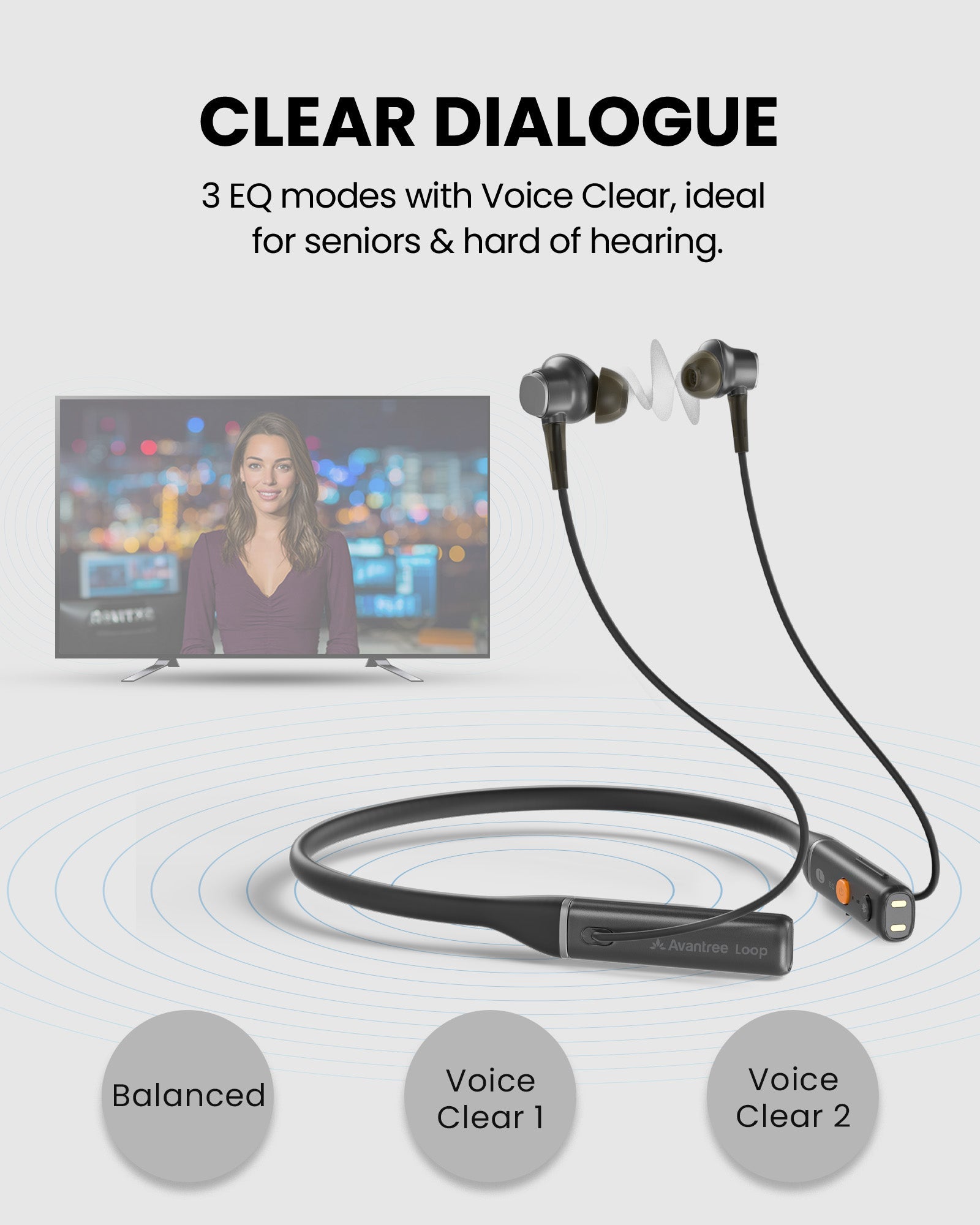 Loop-RX | Auracast Neckband Earbuds