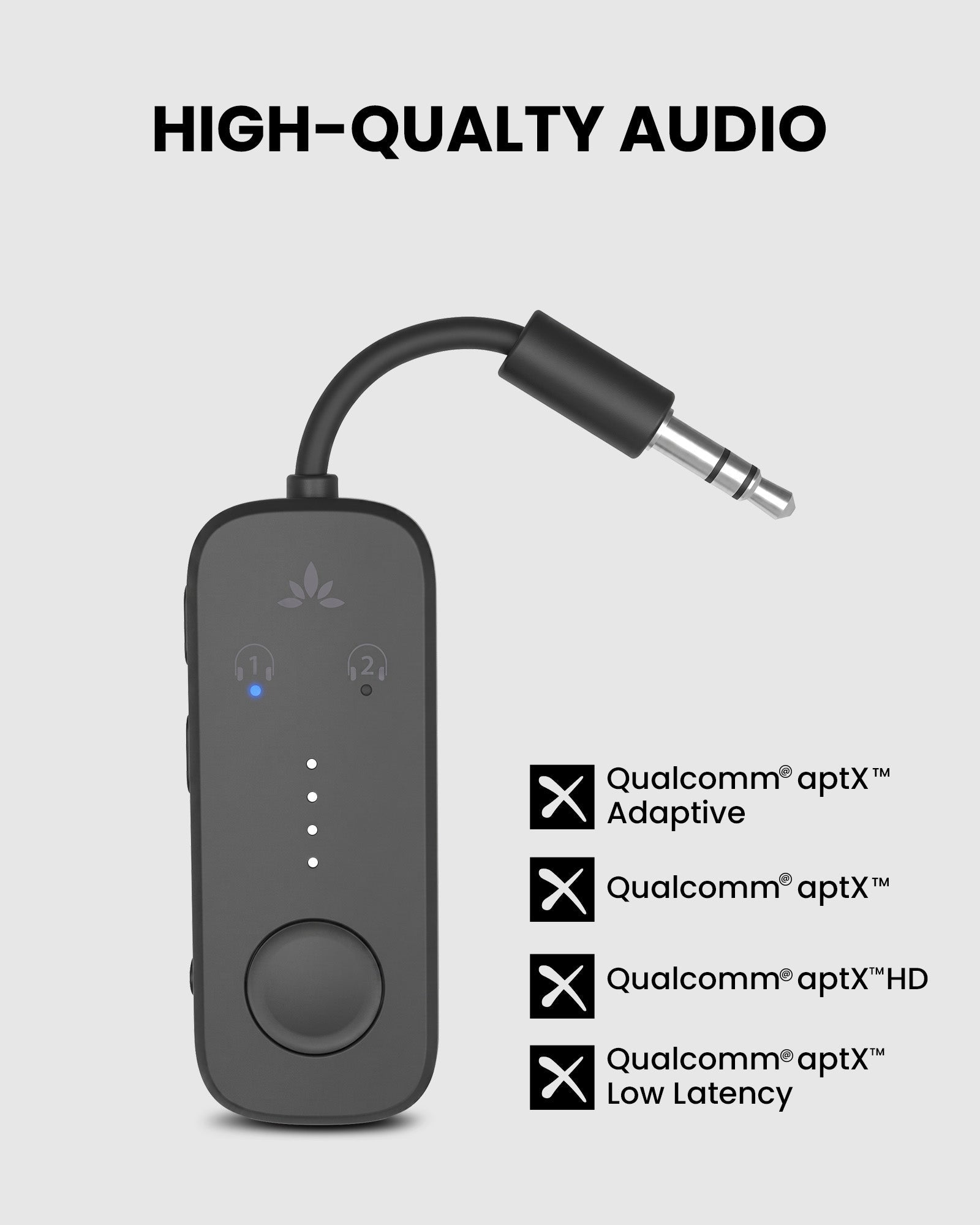 Relay | Airplane Bluetooth Adapter for 2 Headphones