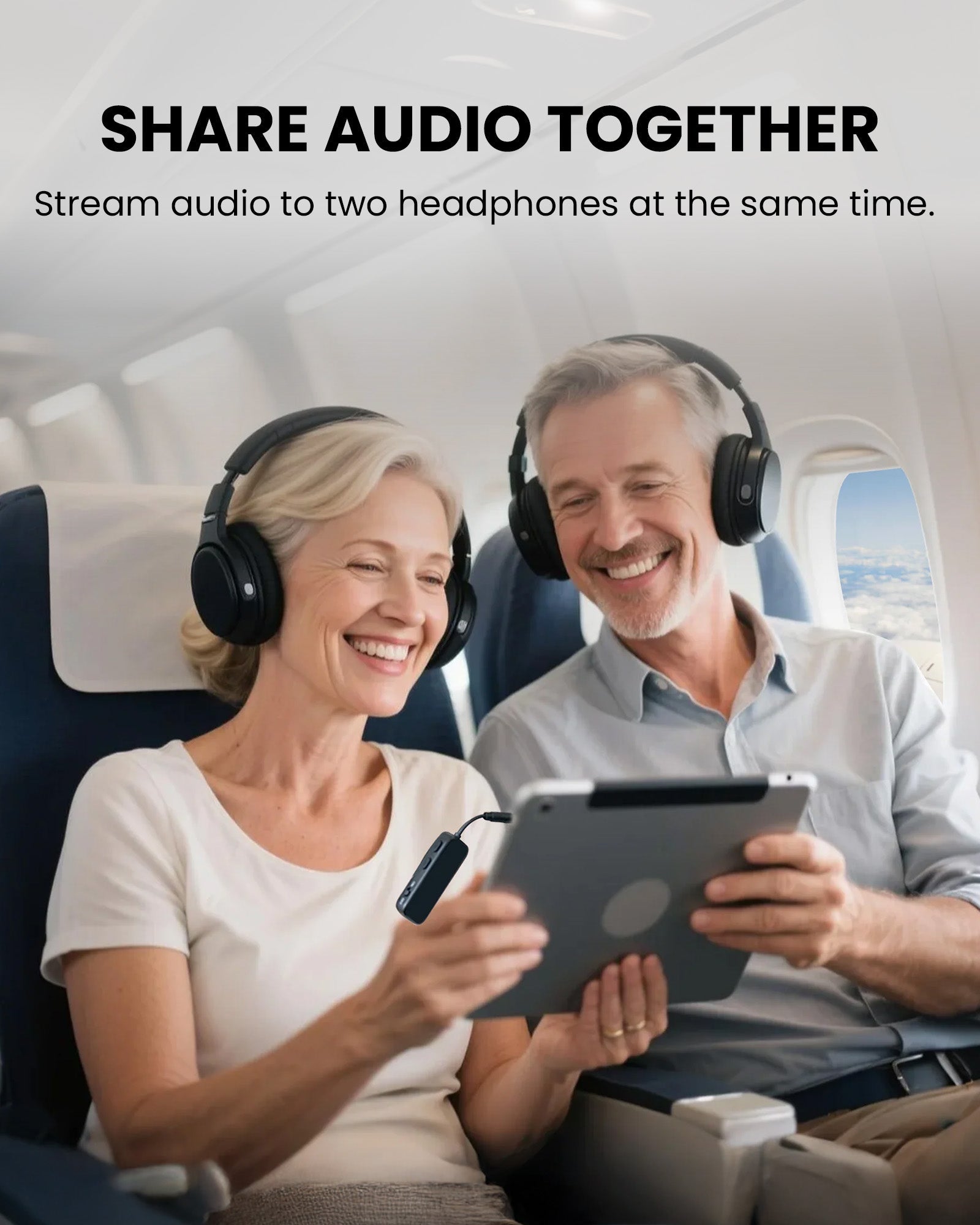 Relay | Airplane Bluetooth Adapter for 2 Headphones