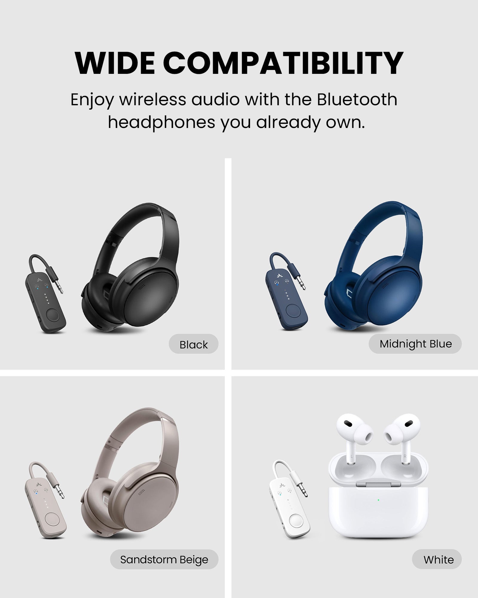 Relay | Airplane Bluetooth Adapter for 2 Headphones