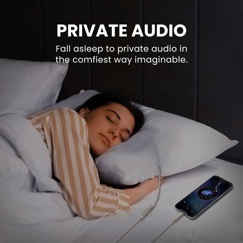 Slumber B (AUX) | Wired Pillow Speaker for Sleeping