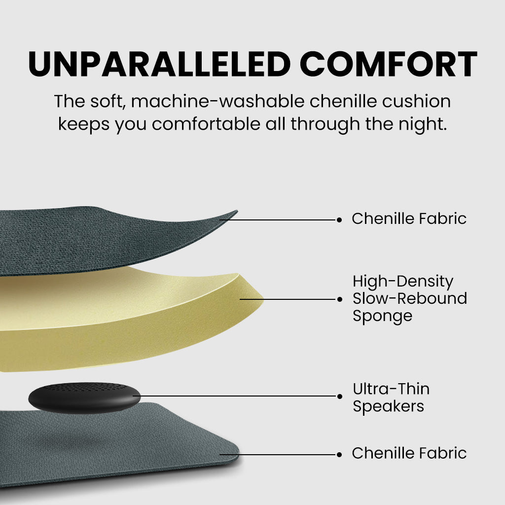 Slumber B | Wired Pillow Speaker for Sleeping
