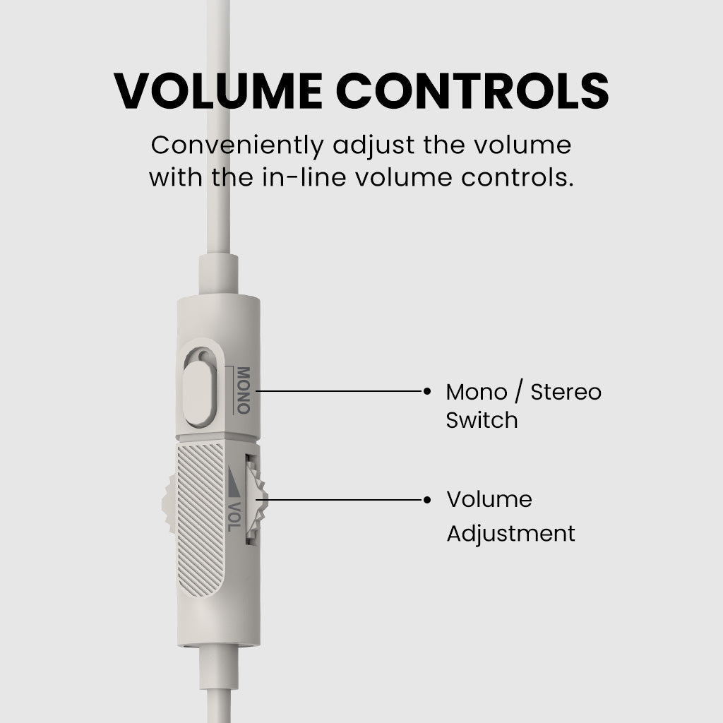 Slumber B (AUX) | Wired Pillow Speaker for Sleeping
