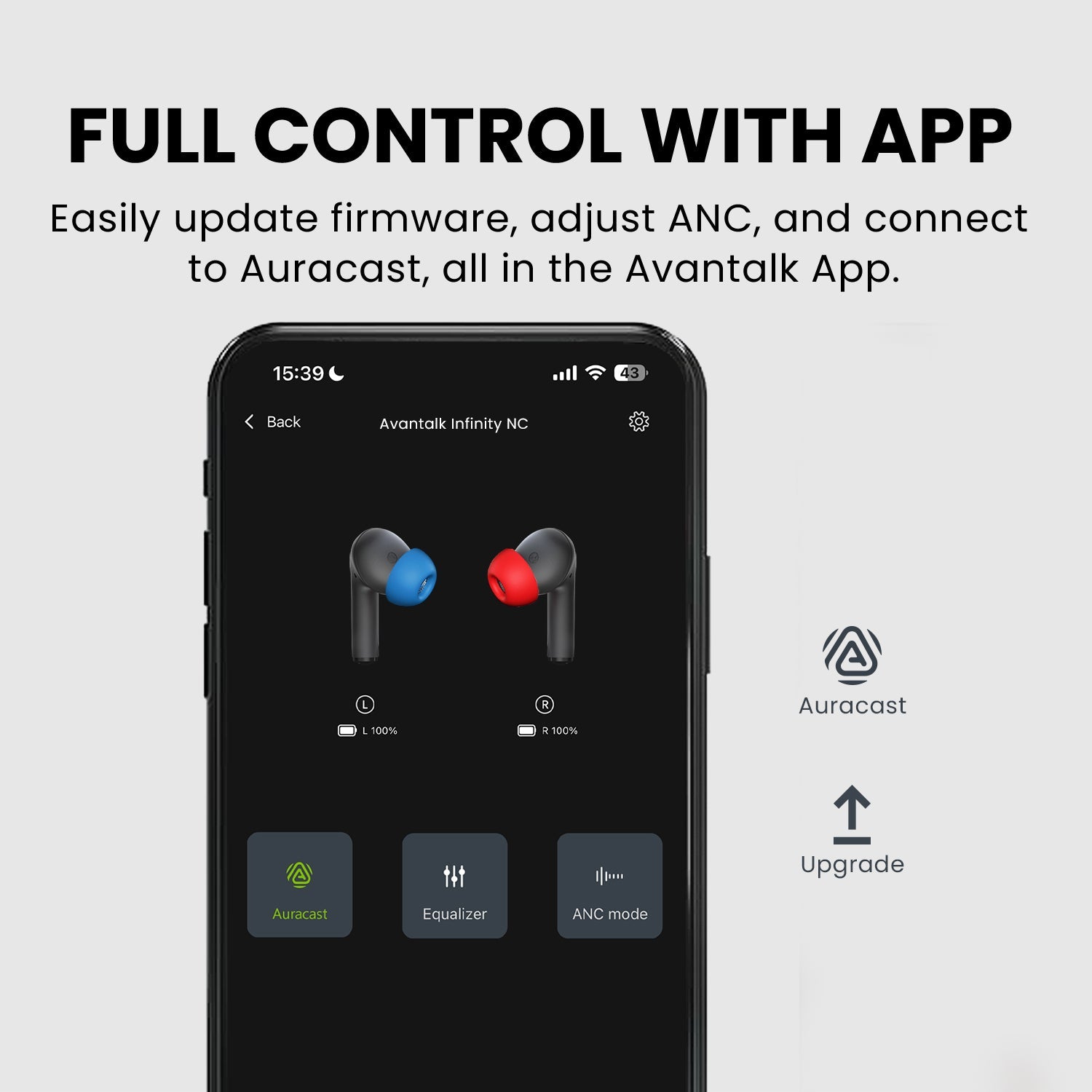 Infinity NC | Auracast & ANC Earbuds with App