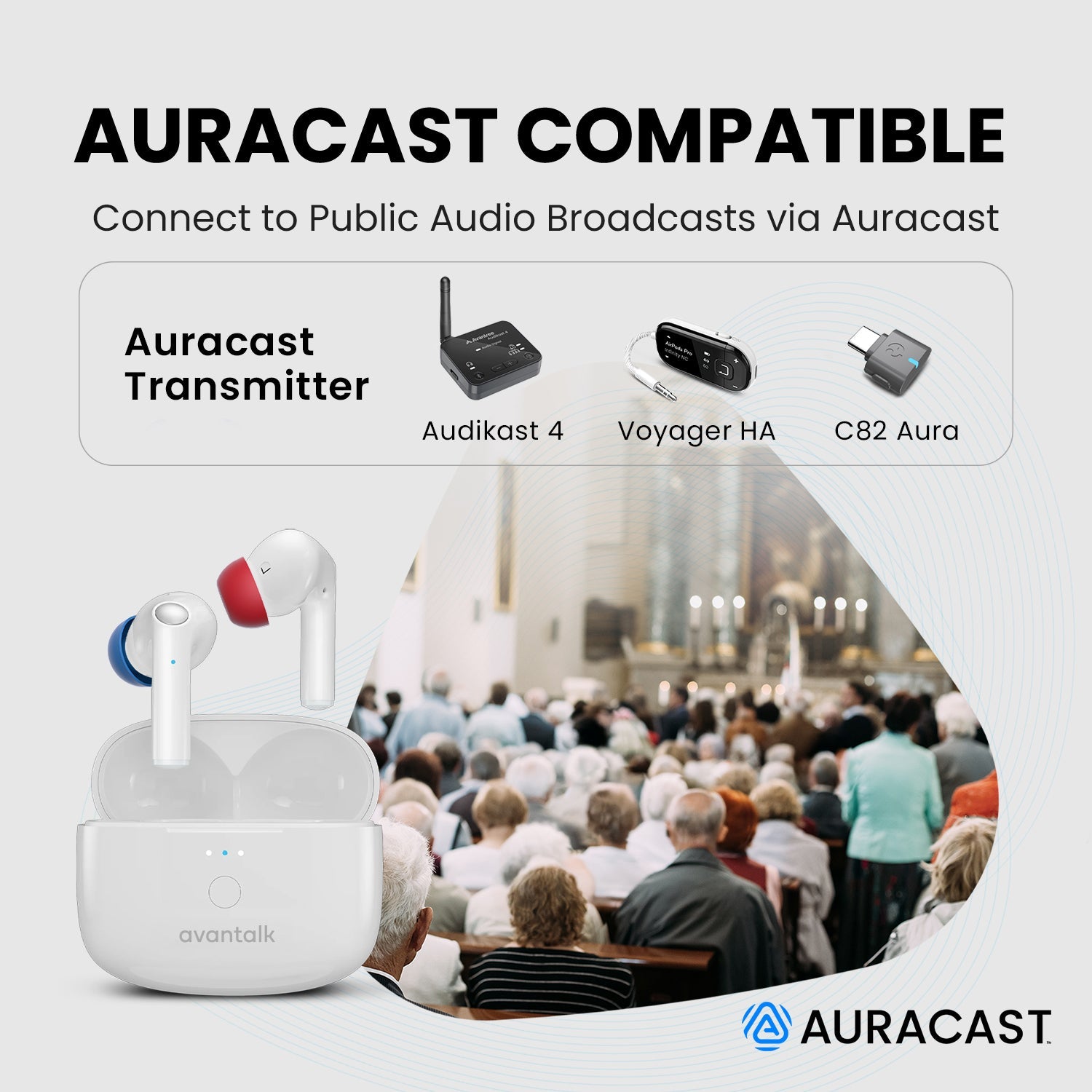 Infinity NC | Auracast & ANC Earbuds with App