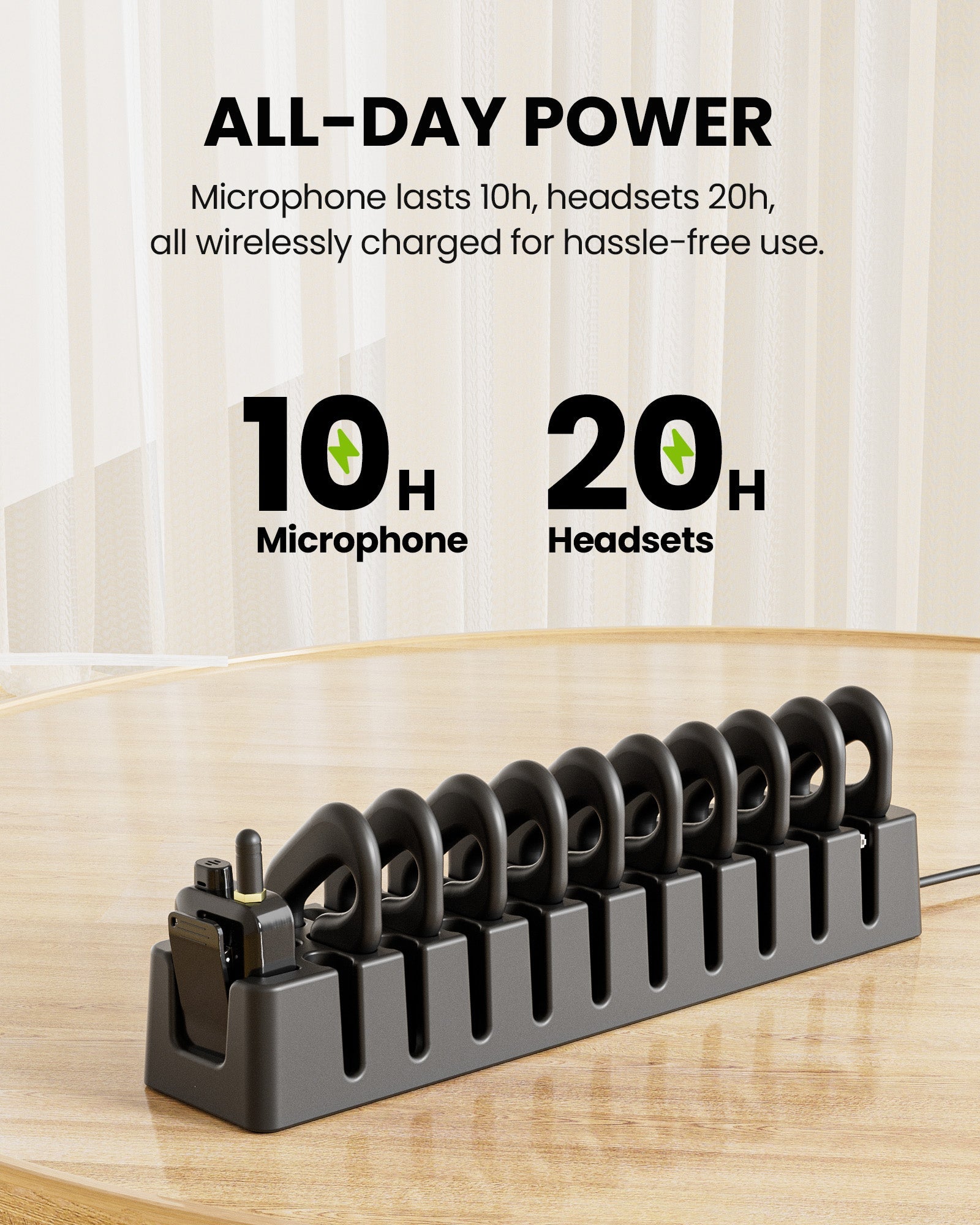 AudiTour Add-On Open-Ear Headphones (10-Pack)