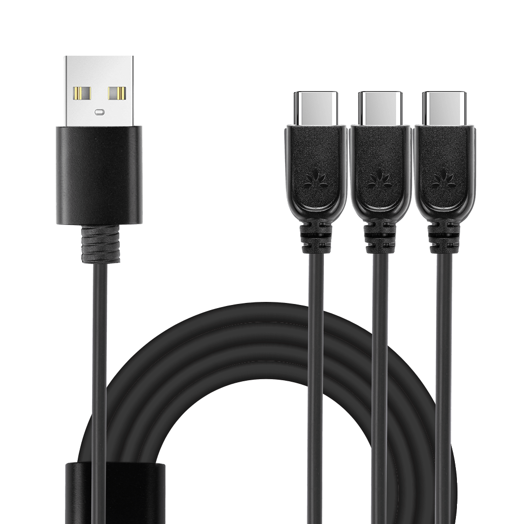 3-in-1 60CM USB to Type C charging cable for Audiplex TR2403s