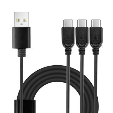3-in-1 60CM USB to Type C charging cable for Audiplex TR2403s