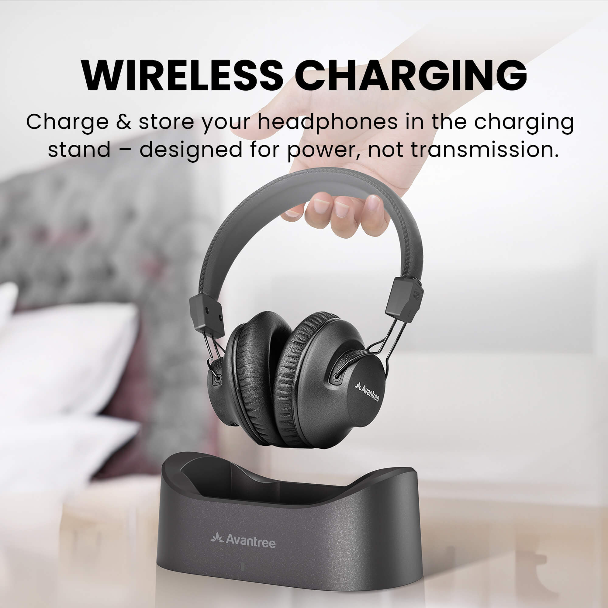 Audition 3 | Bluetooth Over ear Headphones with Charging Dock