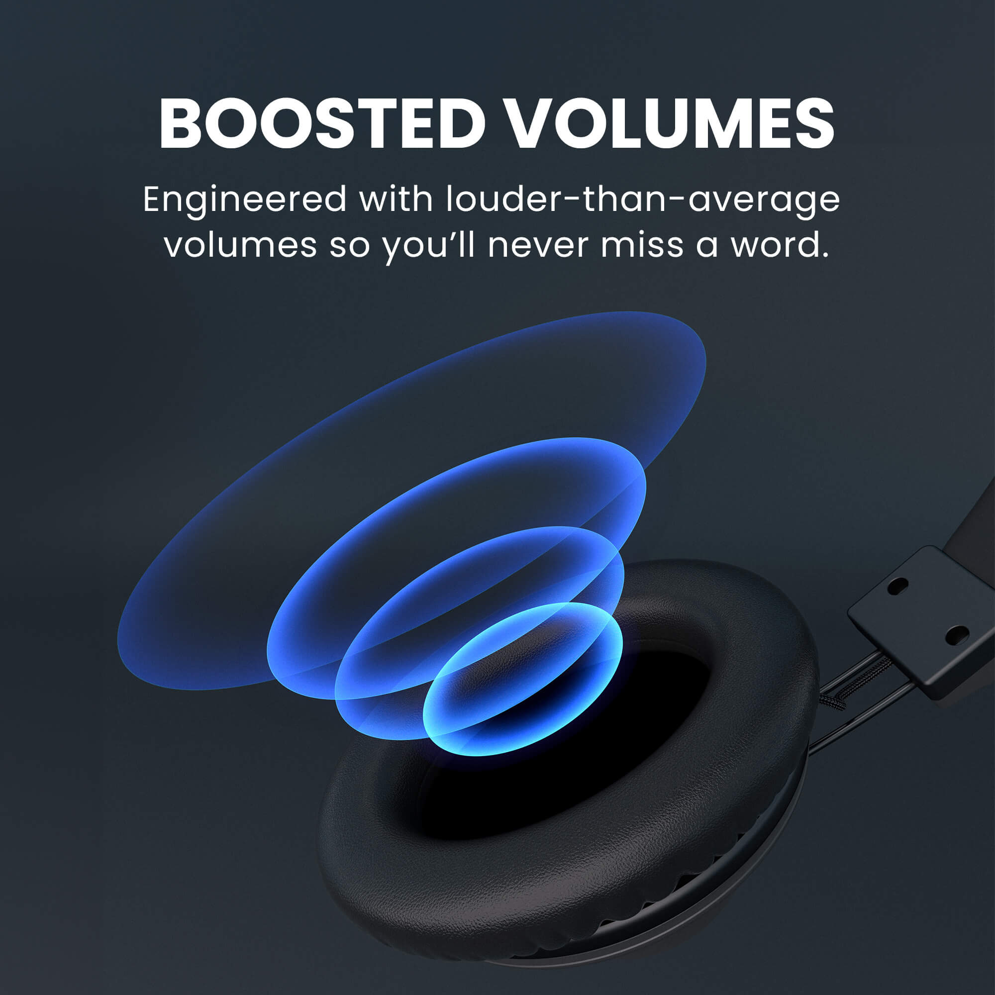Audition 3 | Bluetooth Over ear Headphones with Charging Dock