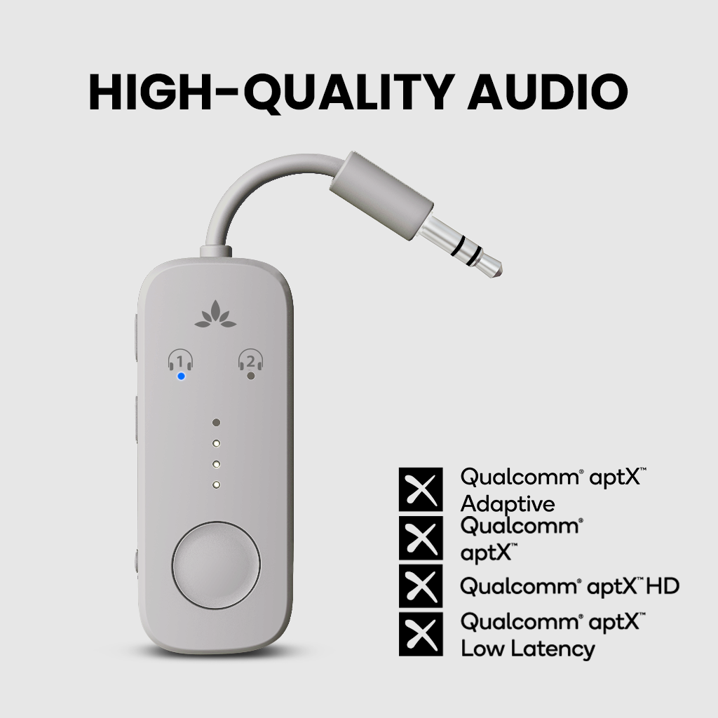Relay | Airplane Bluetooth Adapter for 2 Headphones