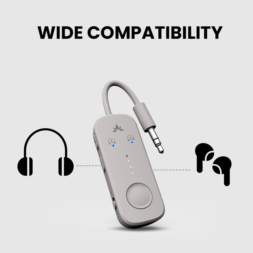 Relay | Airplane Bluetooth Adapter for 2 Headphones