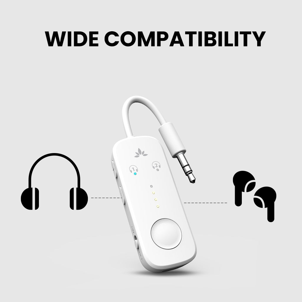 Relay | Airplane Bluetooth Adapter for 2 Headphones