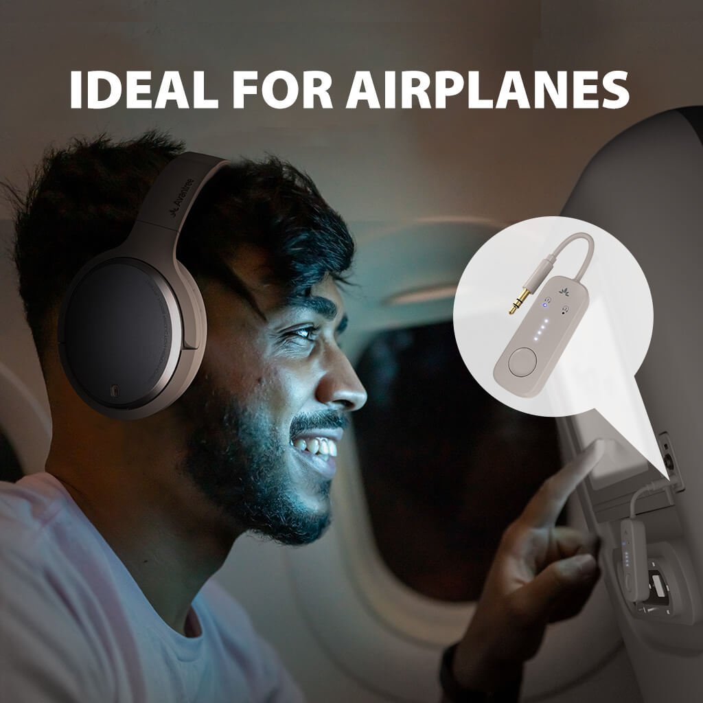 Sky Eon | Airplane Headphones with Bluetooth Adapter