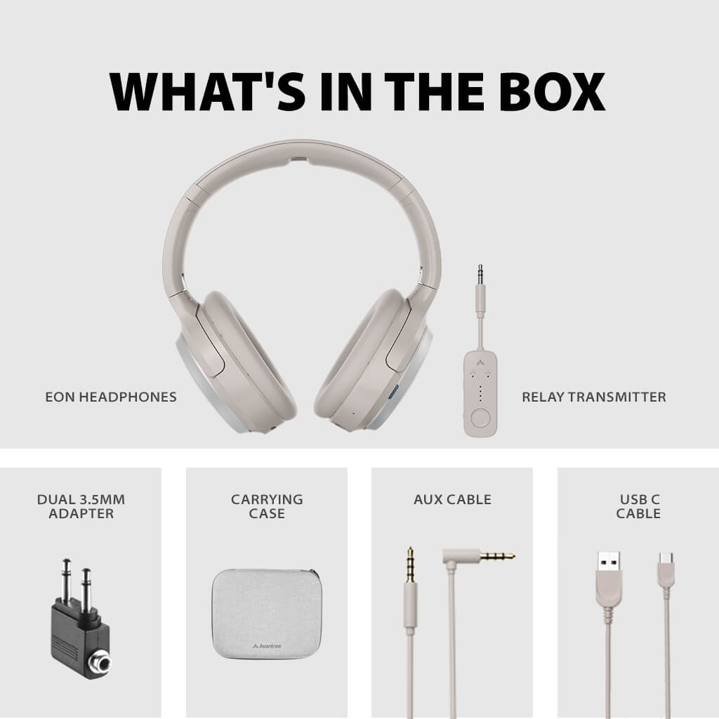 Sky Eon | Airplane Headphones with Bluetooth Adapter