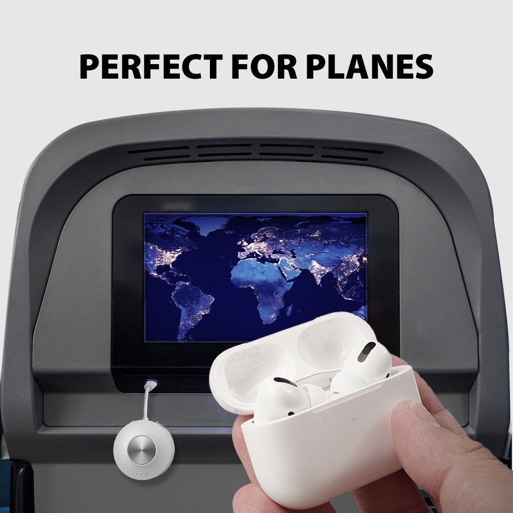 SoundJet R2 | Bluetooth Adapter for Airplane, PC, GYM, PS5