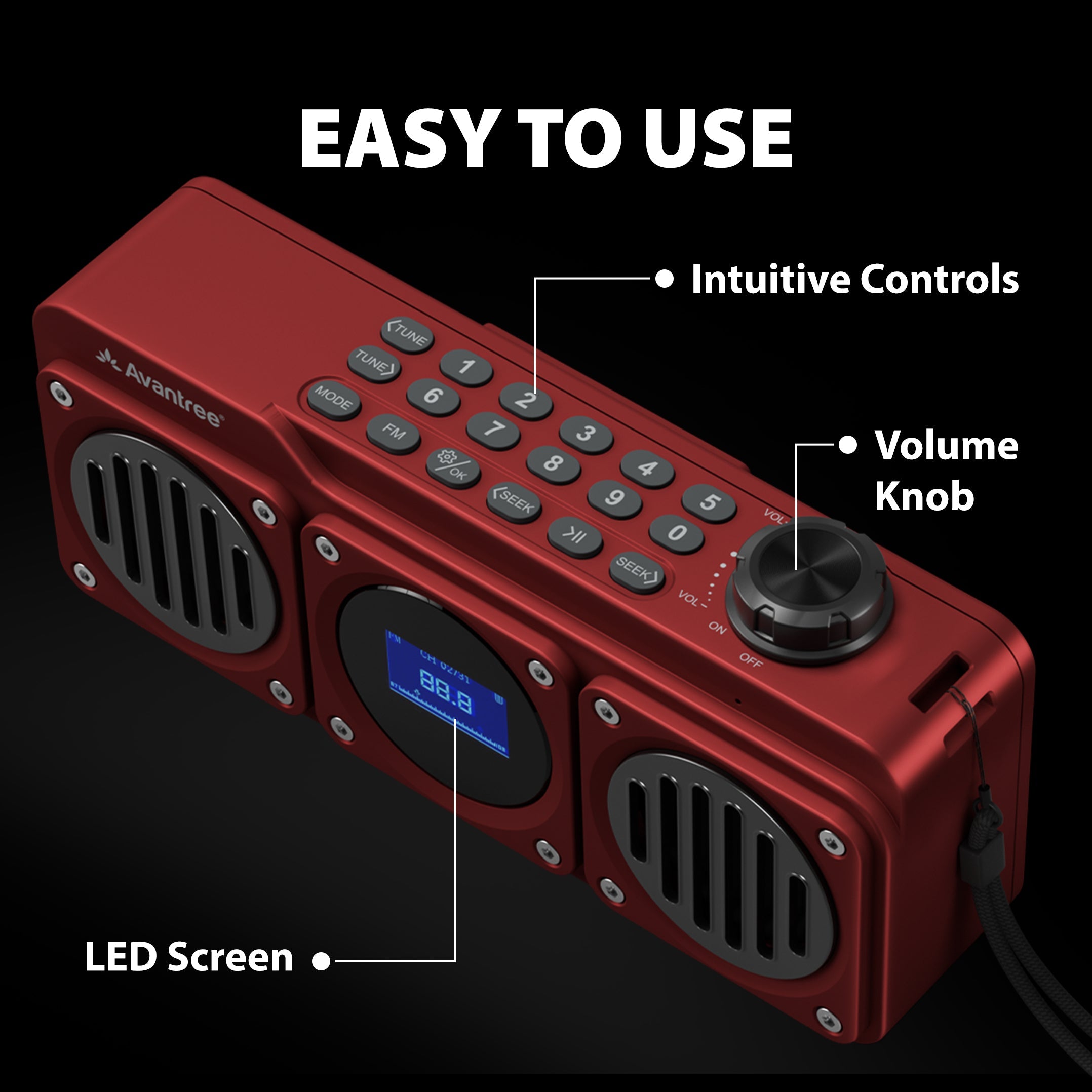 Boombyte | BT5.1 Portable Radio Speaker