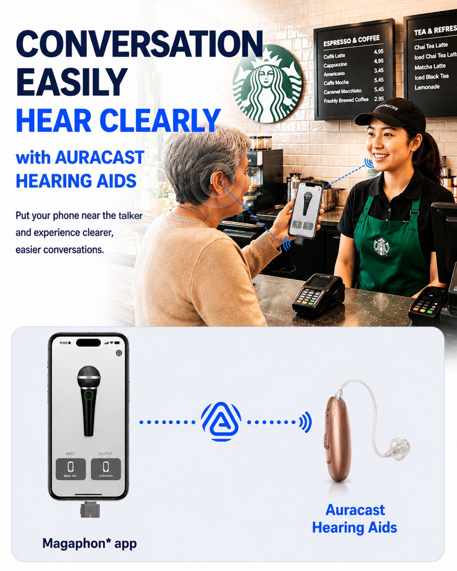 C82 Aura | USB Auracast Audio Transmitter Adapter