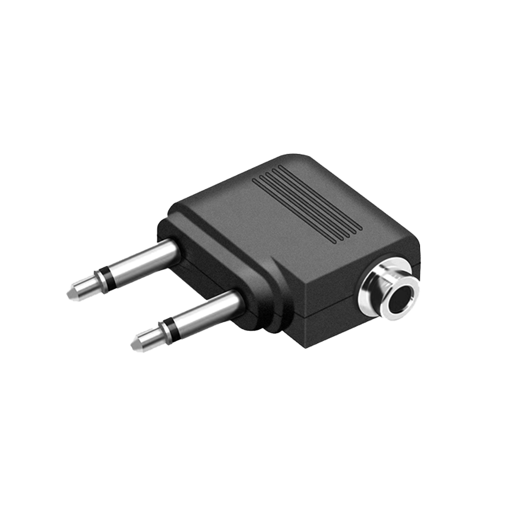 Dual AUX 3.5mm Adapter (Black)