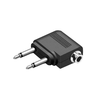 Dual AUX 3.5mm Adapter (Black)