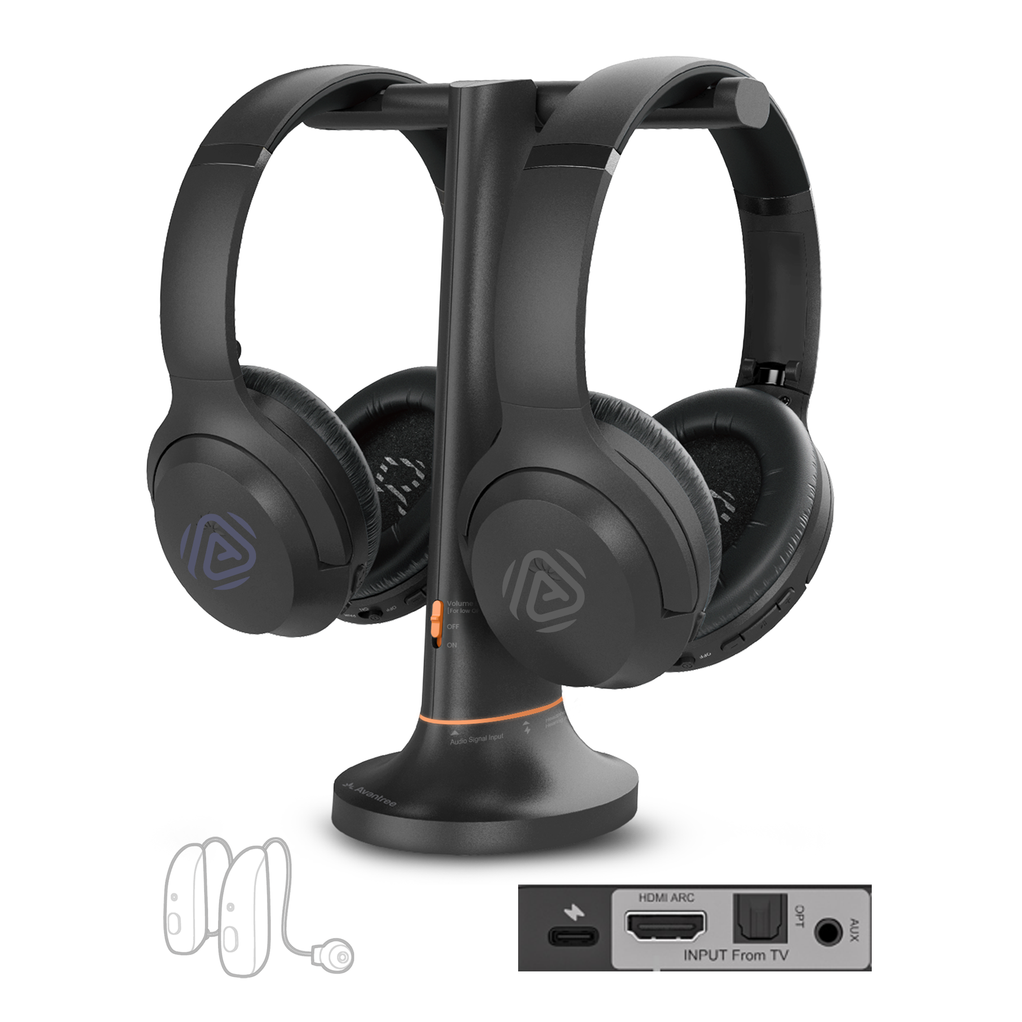 Duet Aura | Auracast Dual Wireless TV Headphones