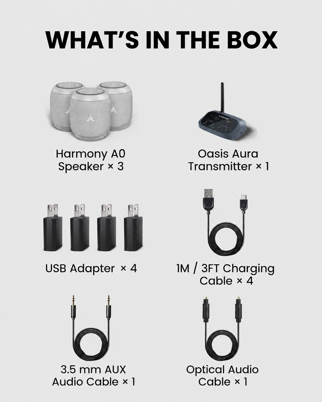 Harmony A0 | Auracast Wireless Multi-Speaker System