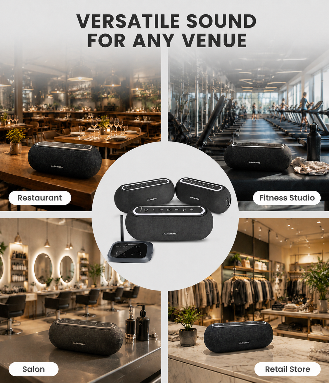 Harmony A2 | Auracast Multi-Room Speaker System Enhanced Sound