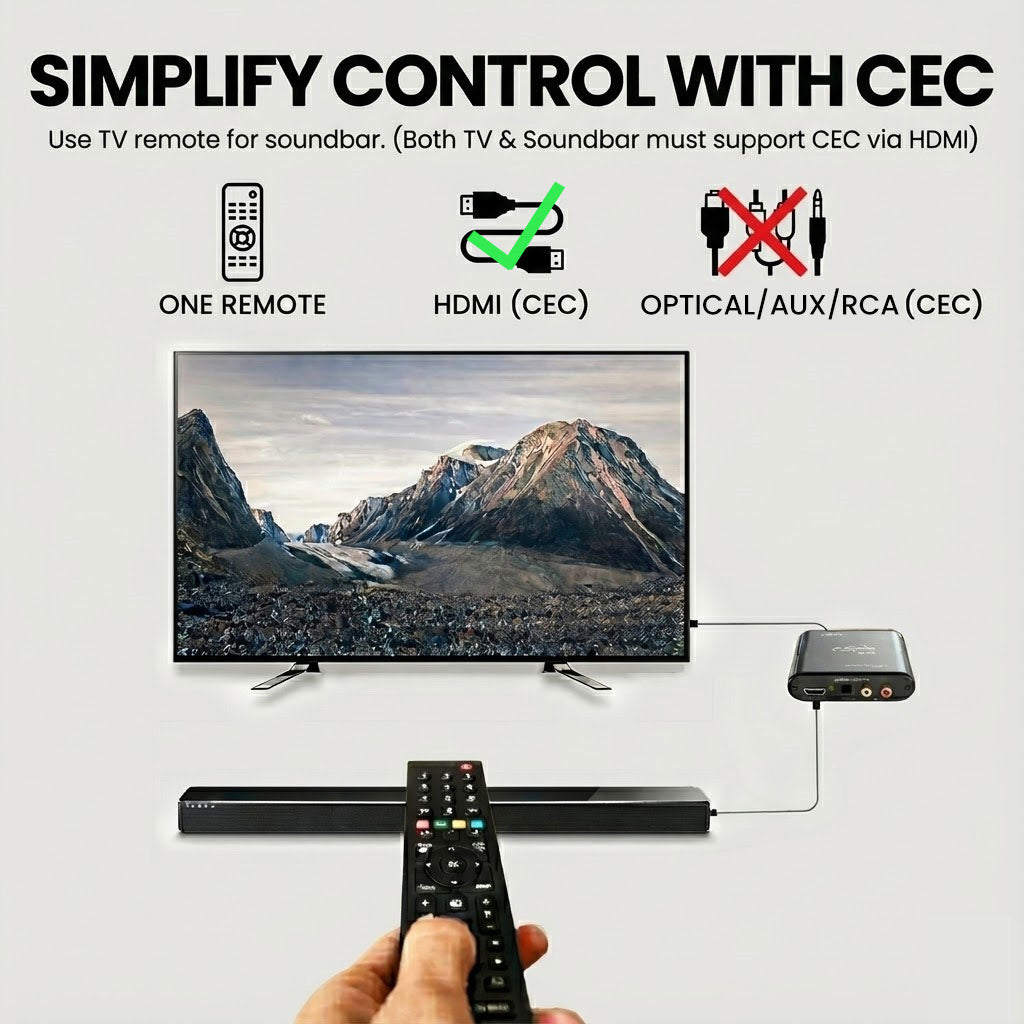 HAX06 | Hdmi Arc Audio Extractor Passthrough