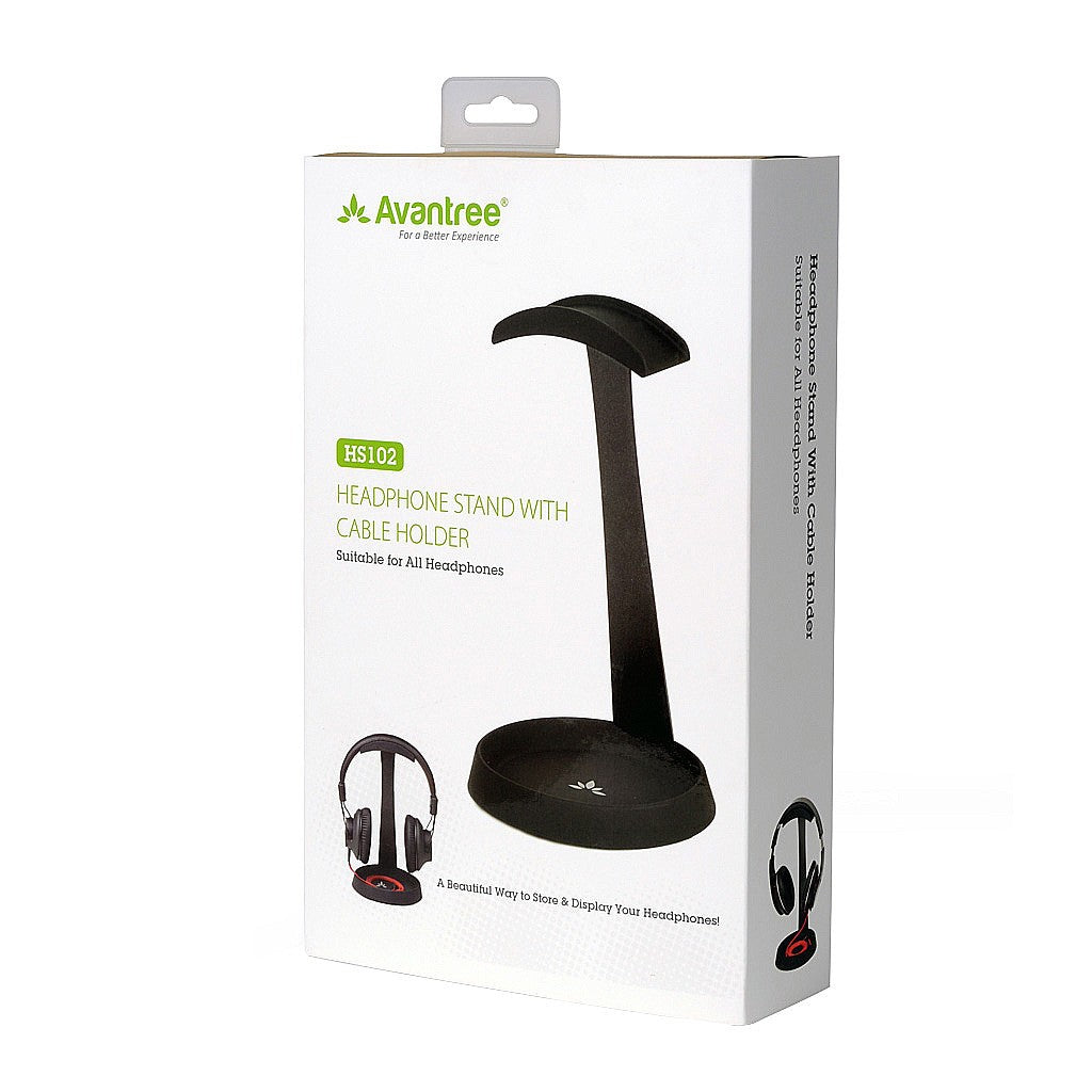 HS102  | Aluminum Headphone Stand with Cable Holder