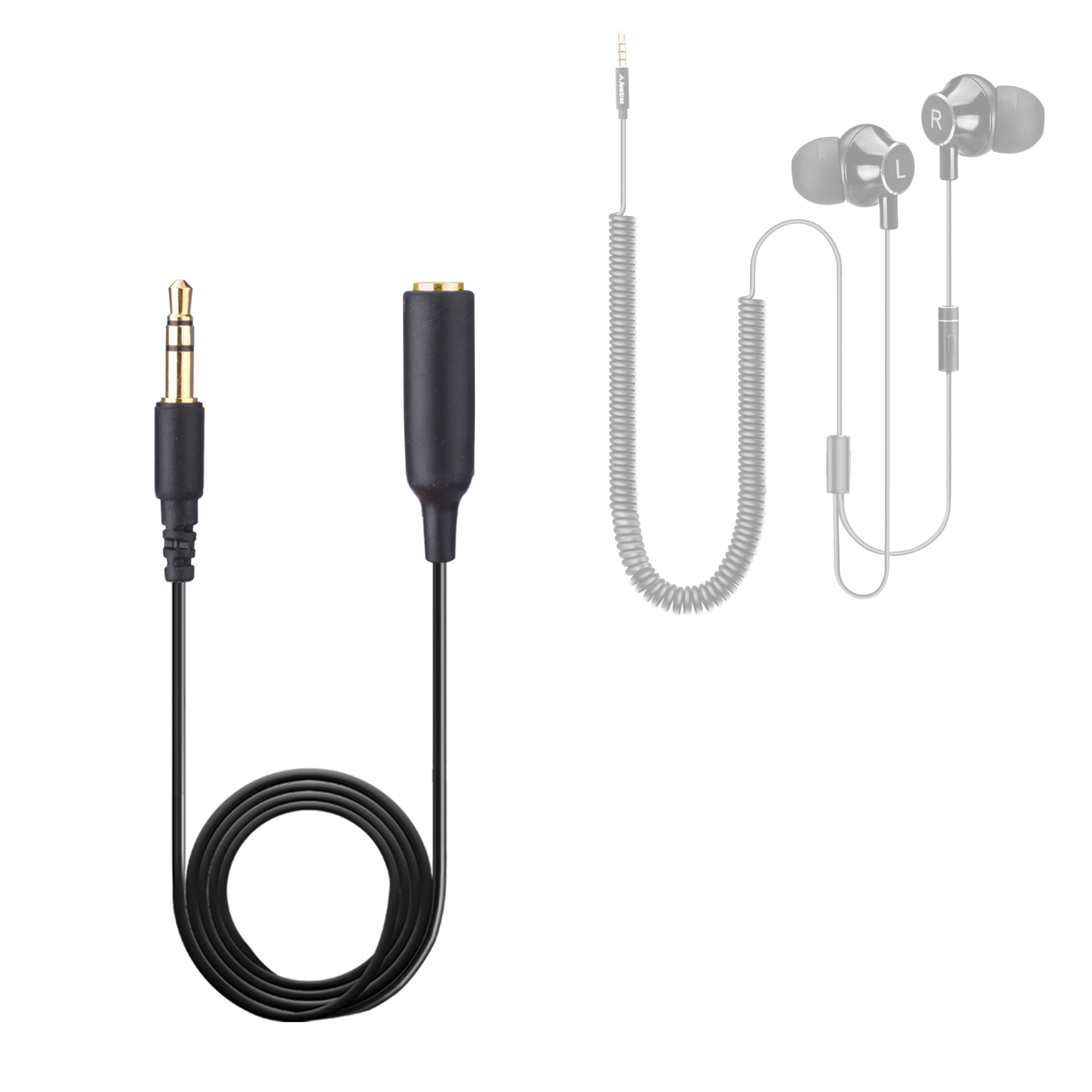 3.5mm Extension cable for wired earbuds