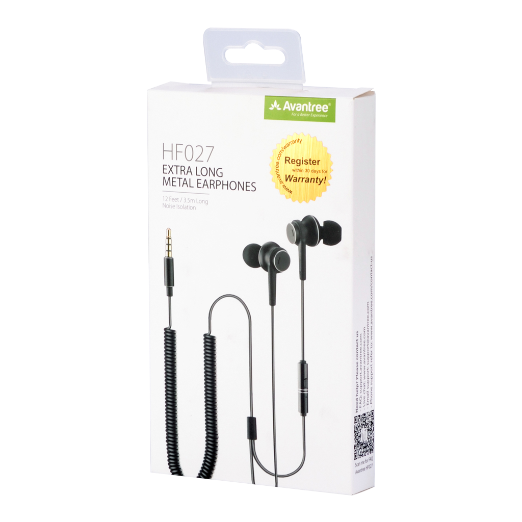 HF027 | Long Cord Earbuds for TV PC and Keyboard